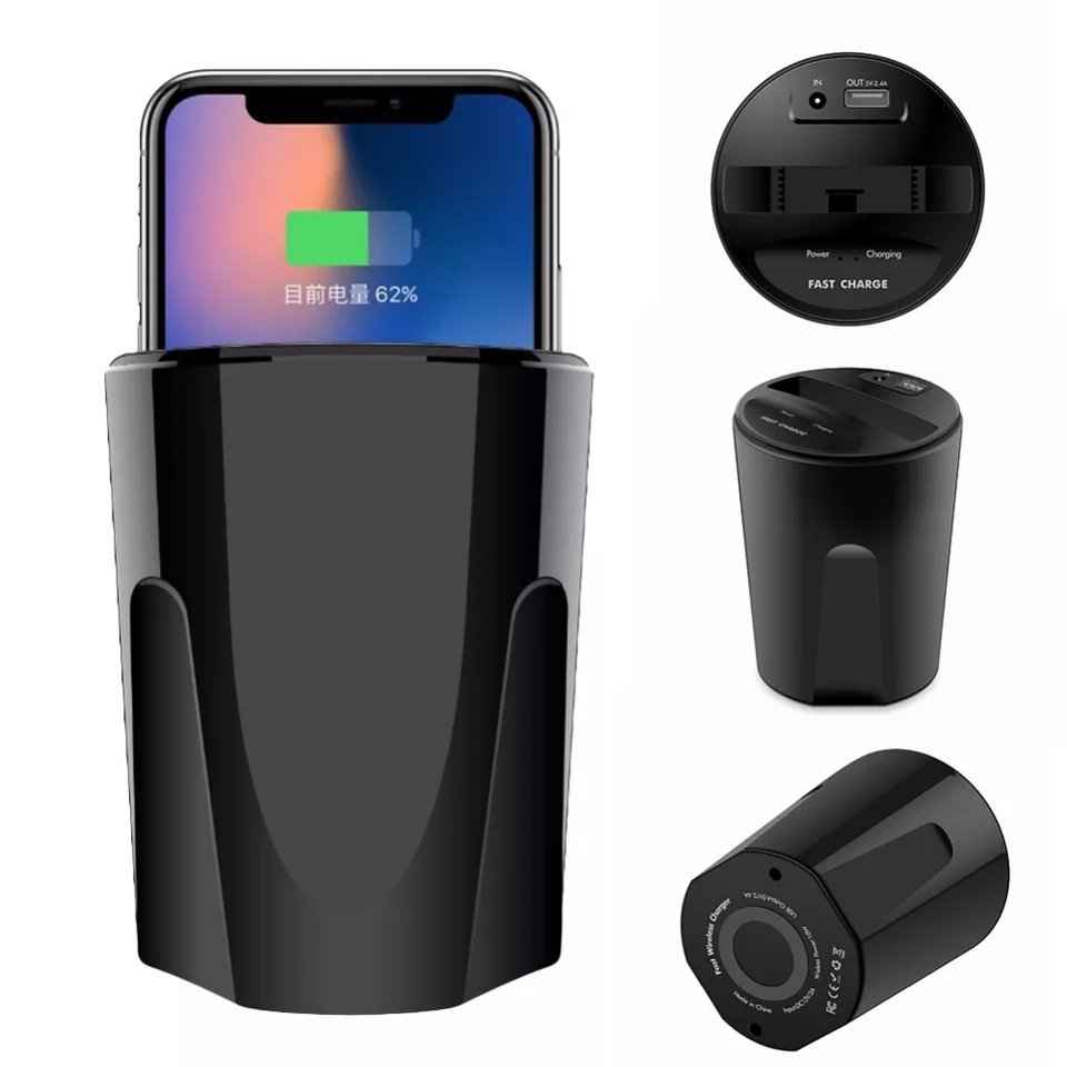 Cargador para Coche con Diseño de Vaso (para iPhone y Android)