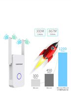 Repetidor y Amplificador WiFi de 1200 Mbps con Antena y Función de Enrutador - Arboleda Store