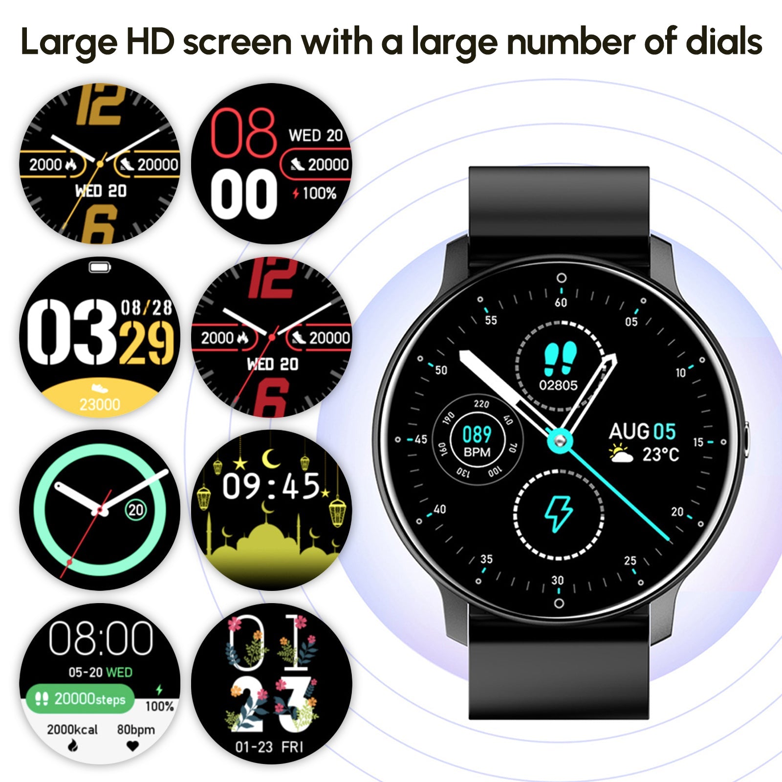 Smartwatch Bluetooth P67 Resistente al Agua (con Control Remoto de Cámara) - Arboleda Store