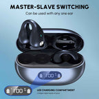 Audífonos Bluetooth 5.3 con Diseño de Clip y Resistencia al Agua