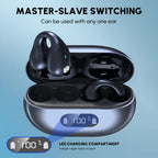 Auriculares Inalámbricos Bluetooth 5.3 de Clip Abierto con Ganchos para las Orejas y Pantalla Digital - Arboleda Store