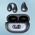 Auriculares Inalámbricos Bluetooth 5.3 de Clip Abierto con Ganchos para las Orejas y Pantalla Digital - Arboleda Store