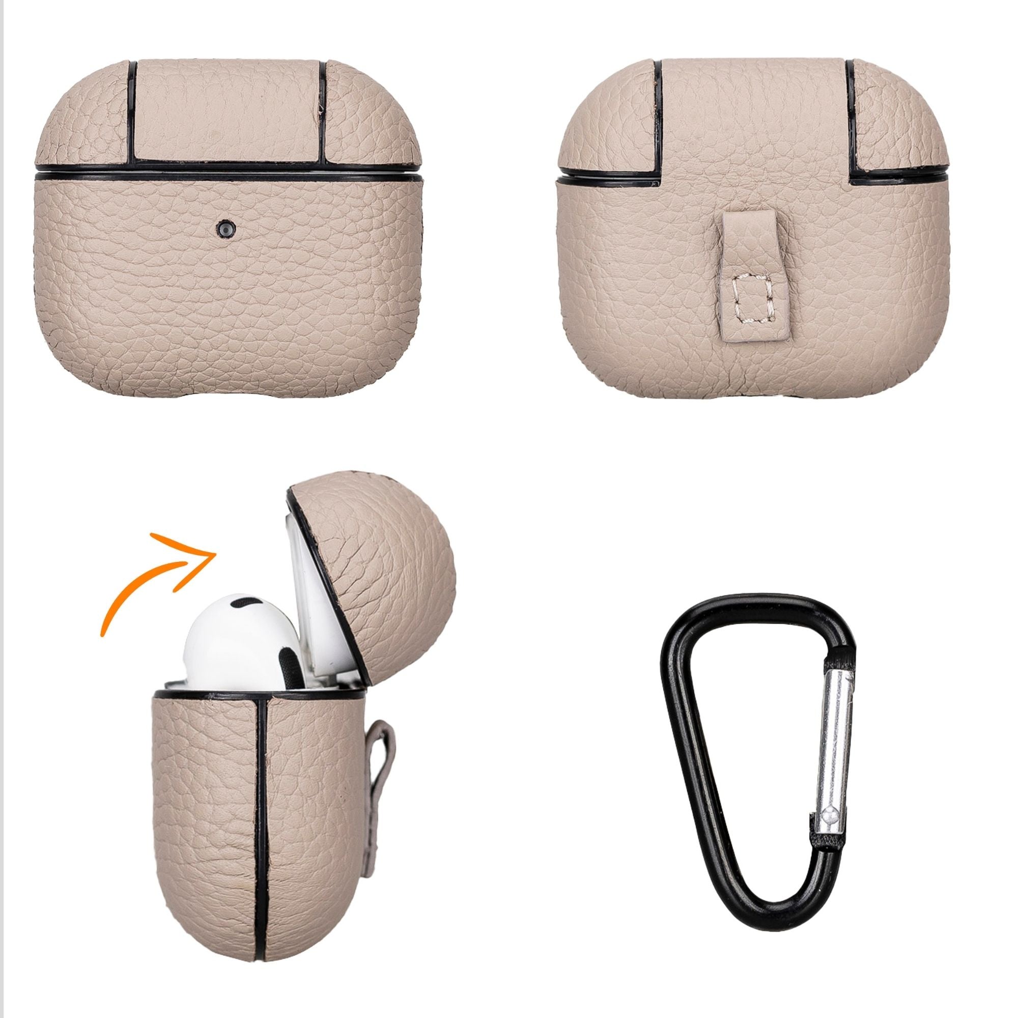 Estuche de Cuero Gillette para AirPods 3 - Arboleda Store