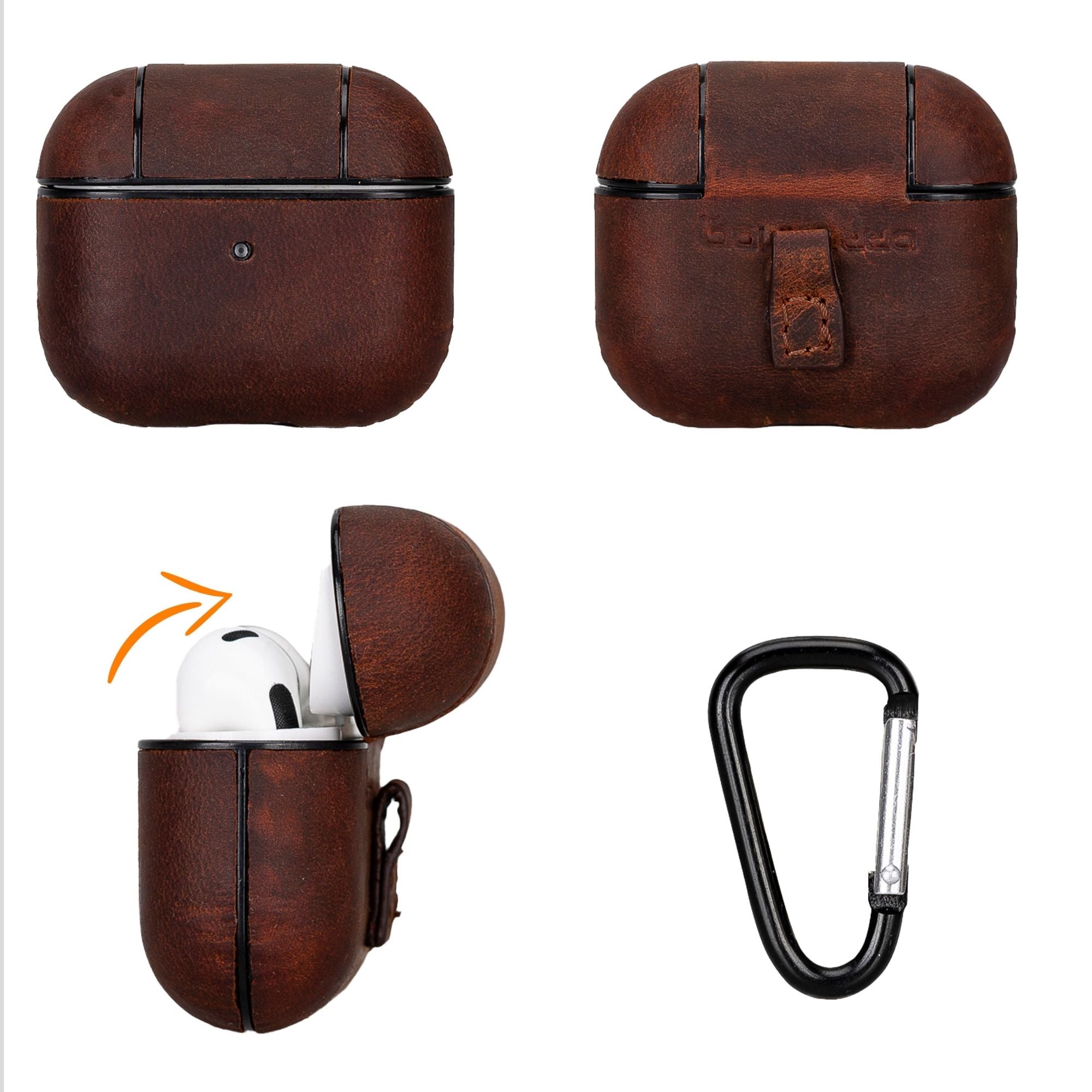 Estuche de Cuero Gillette para AirPods 3 - Arboleda Store