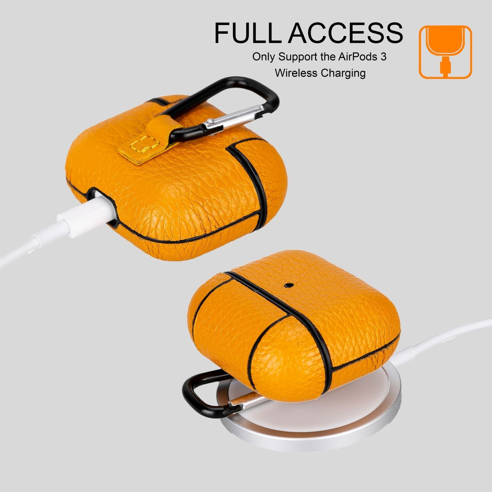 Estuche de Cuero Gillette para AirPods 3 - Arboleda Store