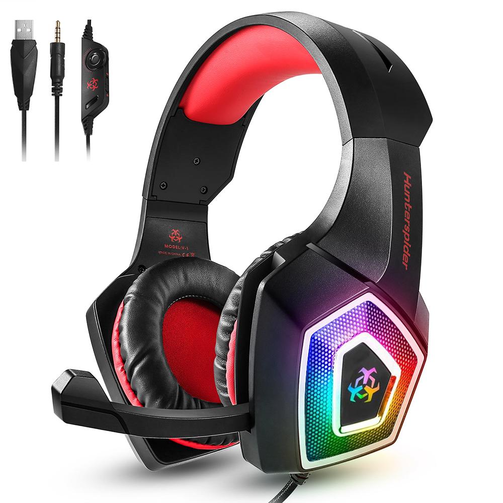Auriculares Gaming Estéreo Dragon con Micrófono y LED - Arboleda Store