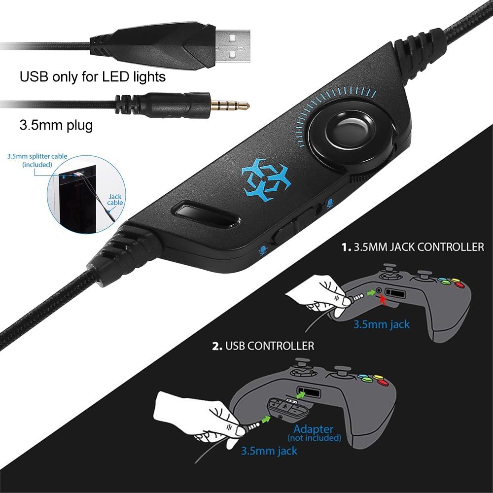 Auriculares Gaming Estéreo Dragon con Micrófono y LED - Arboleda Store
