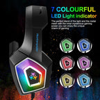 Auriculares Gaming Estéreo Dragon con Micrófono y LED - Arboleda Store