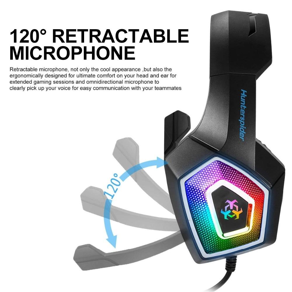 Auriculares Gaming Estéreo Dragon con Micrófono y LED - Arboleda Store