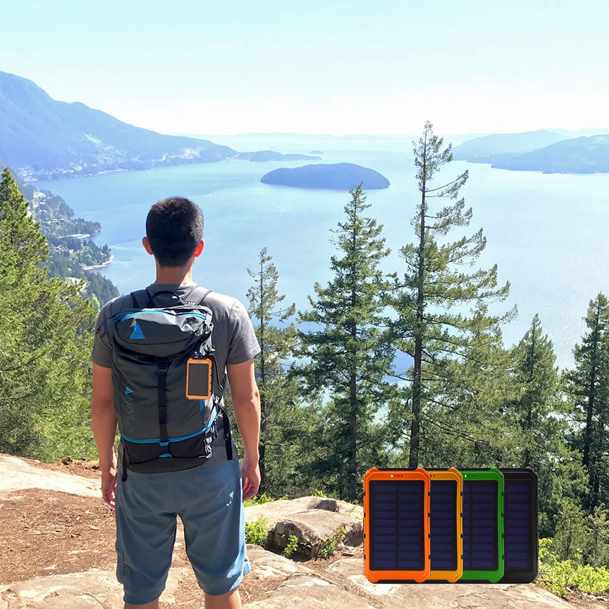 Cargador Solar Portátil (Power Bank) para Móviles y Tablets - Arboleda Store