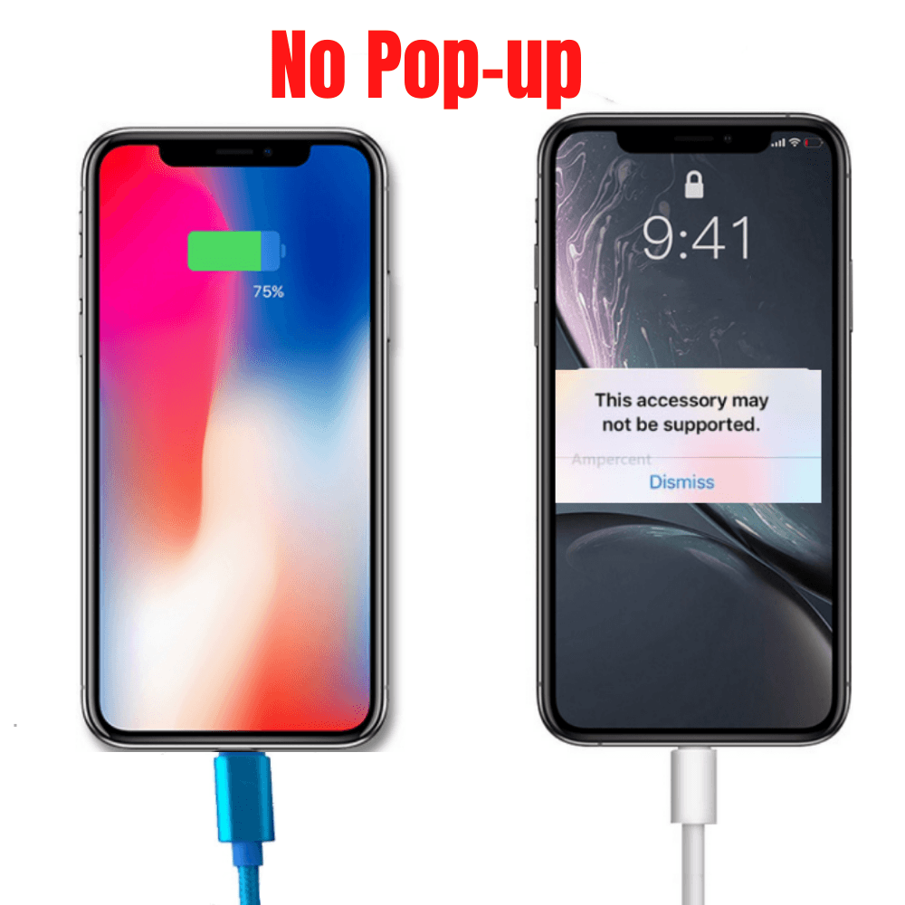 Paquete de 2 Cables Cargadores XL de 3 m Compatibles con iPhone
