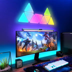 Pack de 10 Luces de Pared Inteligentes Modulares en Forma de Triángulo - Arboleda Store